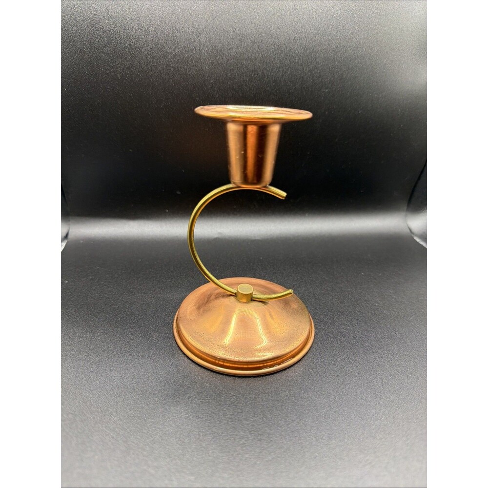 Vintage CopperCraft Guild Copper Candlestick Holder. Good Pre - Owned Condition!